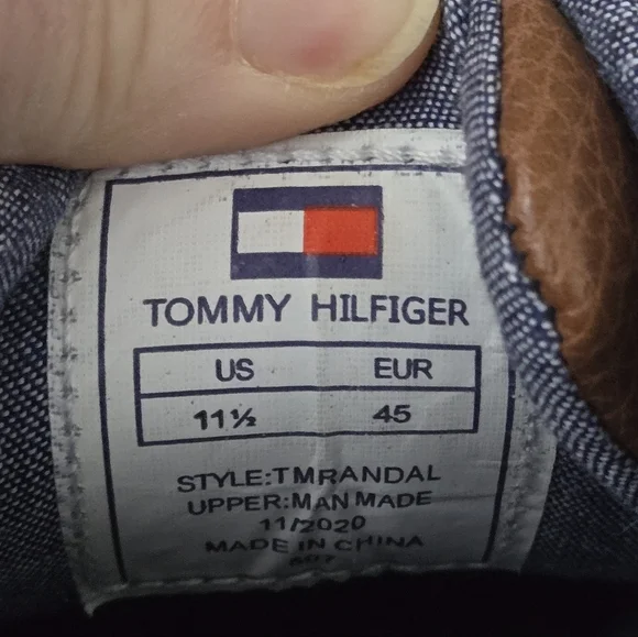 Tommy Hilfiger Men's Brown Casual Sneakers Size 11 1/2 - Picture 9 of 11